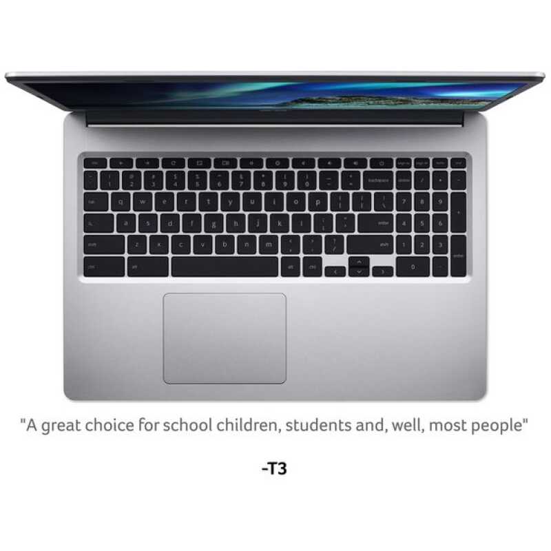 Acer CB315 Chromebook 15.6" Silver / N5030 / 4GB RAM / 128GB eMMc
