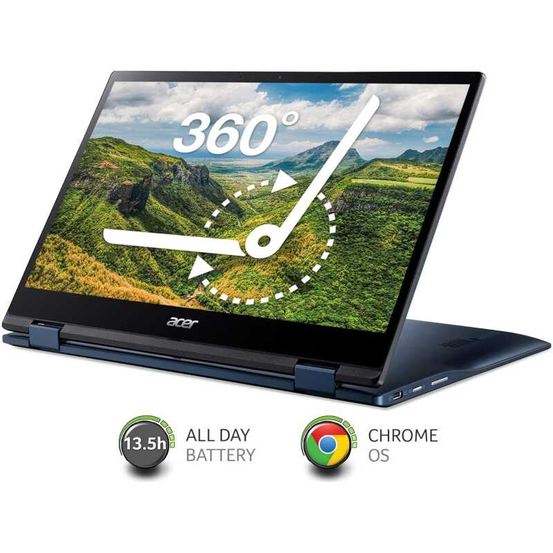 Acer CP513-1H 13.3" Chromebook Spin / Kryo 468 CPU / 4GB RAM / 64GB eMMc