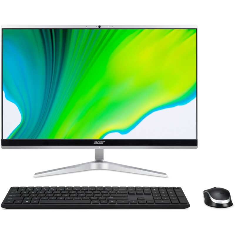 Acer Aspire C22-1650 21.5" All in One PC Silver / Intel i3 / 4GB RAM / 256GB SSD