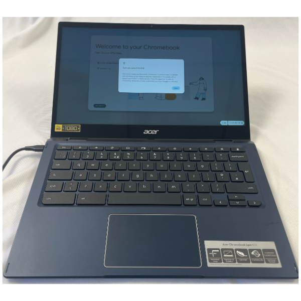 Acer CP513-1H 13.3" Chromebook Spin / Kryo 468 CPU / 4GB RAM / 64GB eMMc C Grade