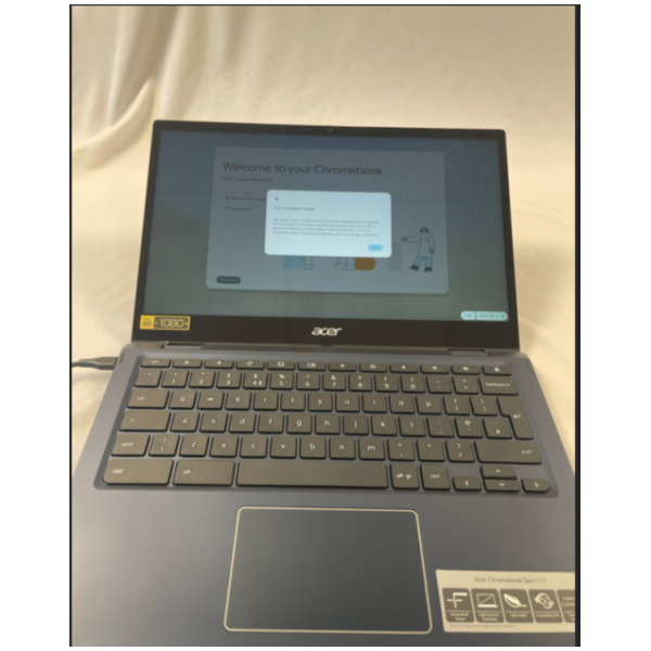 Acer CP513-1H 13.3" Chromebook Spin / Kryo 468 CPU / 4GB RAM / 64GB eMMc C Grade