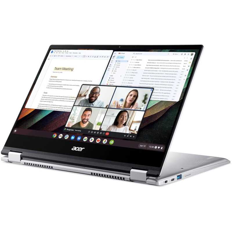 Acer Chromebook Spin 513 13.3" Blue / Kryo 468 CPU / 8GB RAM / 64GB eMMc