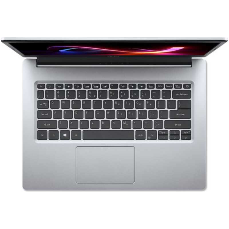 Acer Aspire 1 14" Notebook Silver / Celeron N4500 / 4GB RAM / 128GB eMMc / Win 10 S