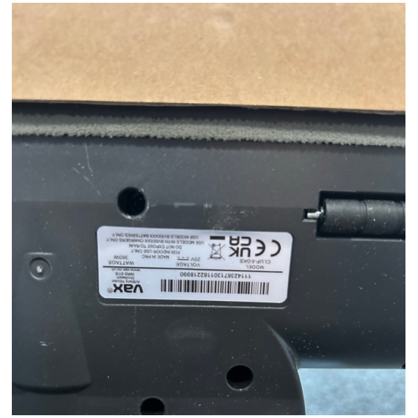 Vax Cordless Upright Vacuum Cleaner CLUP-EGKS Edge Dual Pet & Car