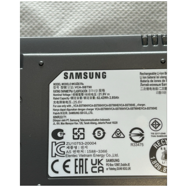 Brand new Genuine Samsung VCA-SBT90 battery