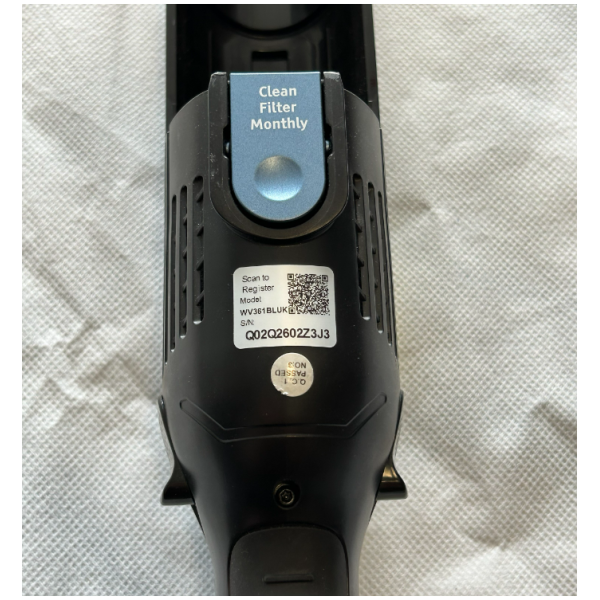 Shark WV361BLUK Hand vac/Main motor unit only