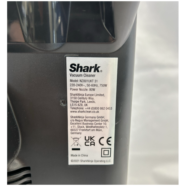 Shark Main body Motor with Power Cable - NZ801UK NZ801UKT(Lightly Scratched)