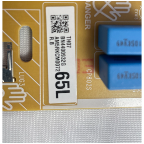 Samsung Power Supply part number BN44-00932G for UE65NU7020KXXU & UE50NU7020KXXU