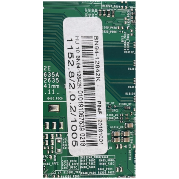 Samsung Mainboard part number BN94-12842K compatible with UE65NU7470, UE55NU7400, UE65NU7400
