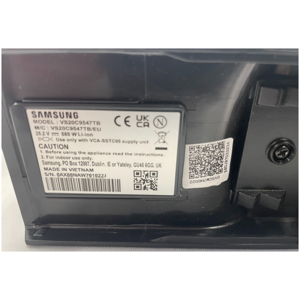 Brand new Samsung Jet 95 Pro VS20C9547TB - Hand Vac / Main Motor only