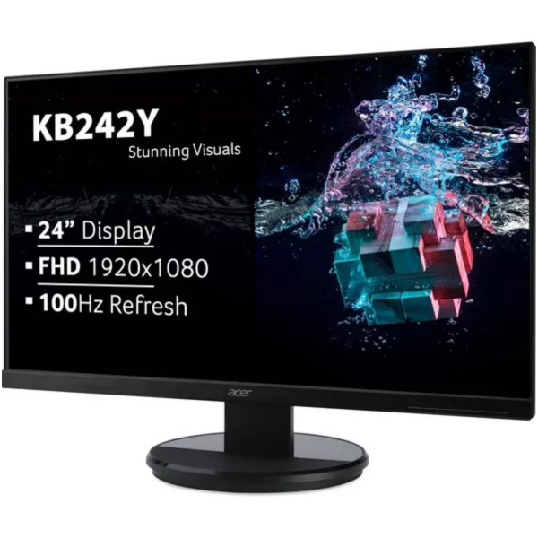Acer KB242YEBi 23.8" Monitor Black / FHD 100Hz / 4ms Response / IPS Panel
