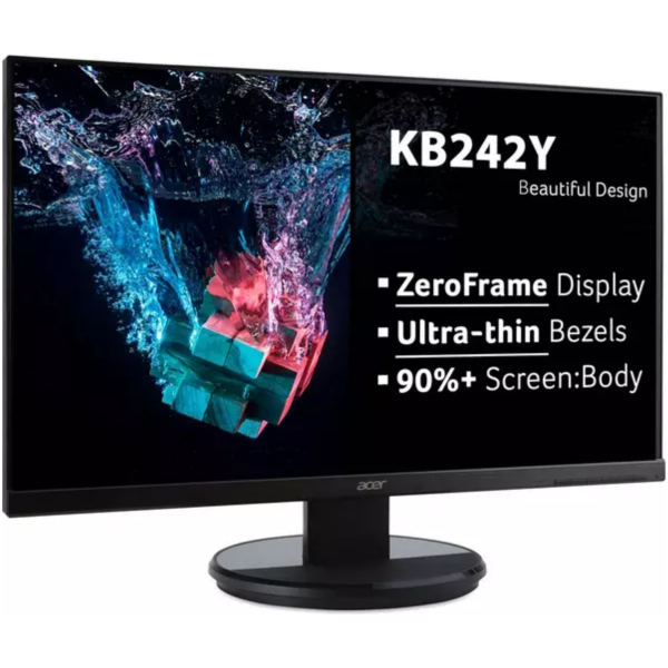 Acer KB242YEBi 23.8" Monitor Black / FHD 100Hz / 4ms Response / IPS Panel