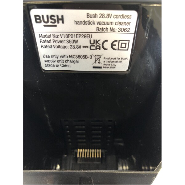 Bush Hand Vac motor with Dust Tank, Filter & Battery - V18P01EP29EU