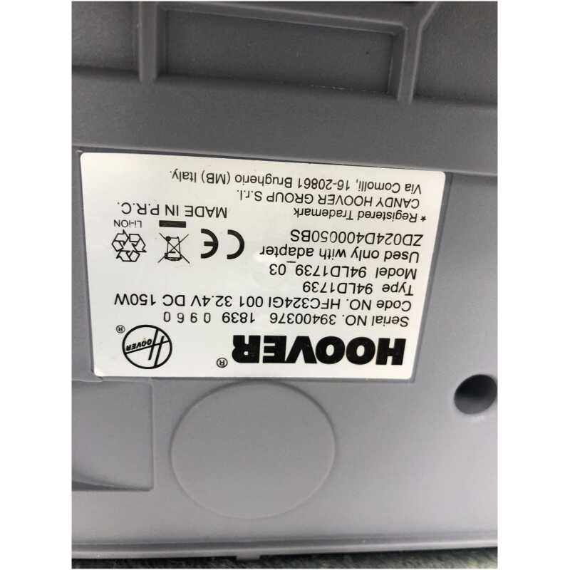 Genuine Hoover H-FREE C 300 replacement Floor Head / Main Body