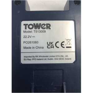 Genuine Tower VL45 T513009 Replacement Battery