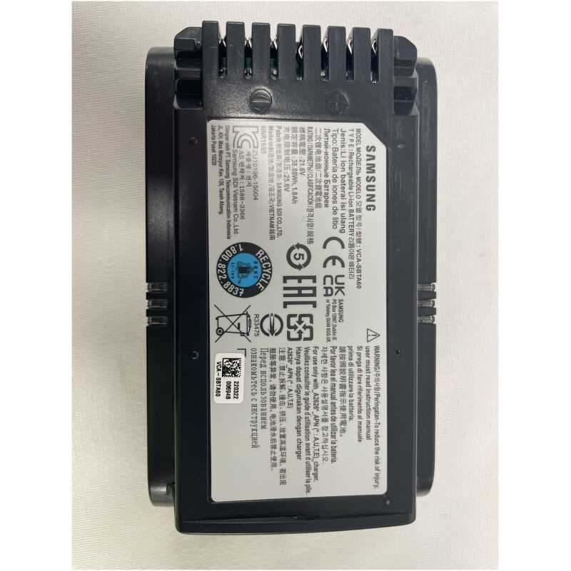 Samsung battery for Jet 65 and Jet 75 - VCA-SBTA60