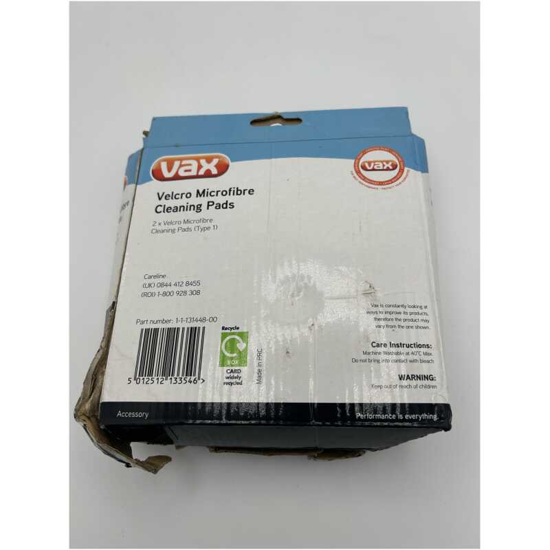 Vax Steam Fresh Combi Classic Steam Mop Pads - S86-SF-CC