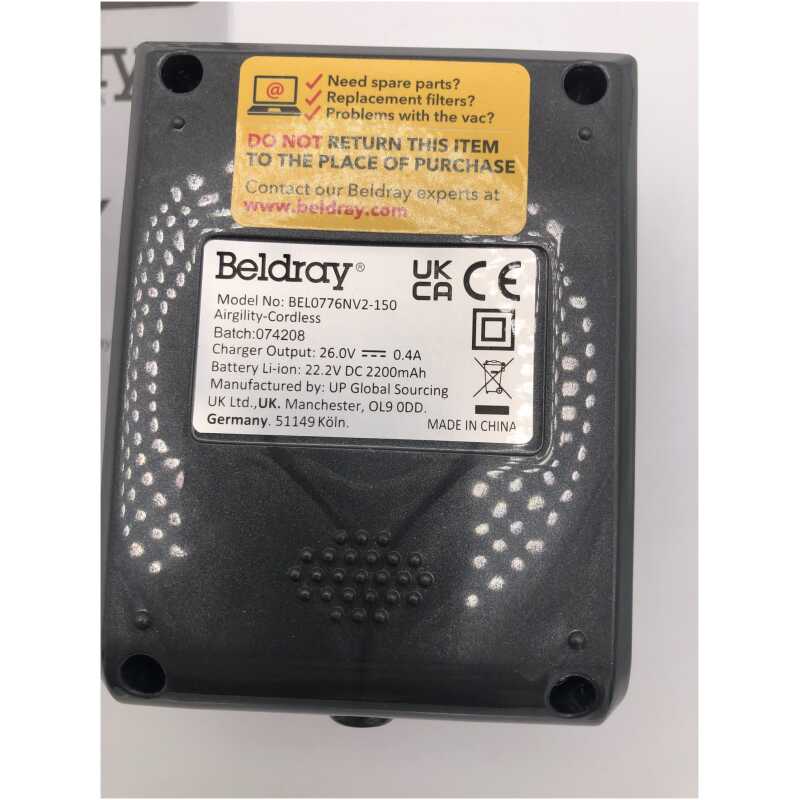 Beldray Bel0776 Vacuum Cleaner (Lightly Scratched)