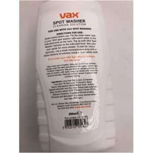 Vax Spot Washer Cleaning Solution 250ml