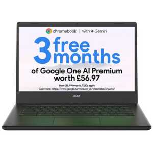 Acer CB314 14" Chromebook Black / Intel Celeron / 4GB RAM / 128GB eMMc