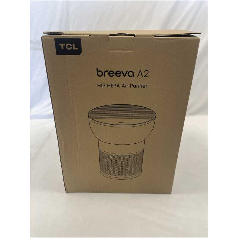 TCL Breeva A2 Series, A2WWK, Smart HEPA Air Purifier and Humidifier With Wi-Fi & Voice Control, 24 m² rooms