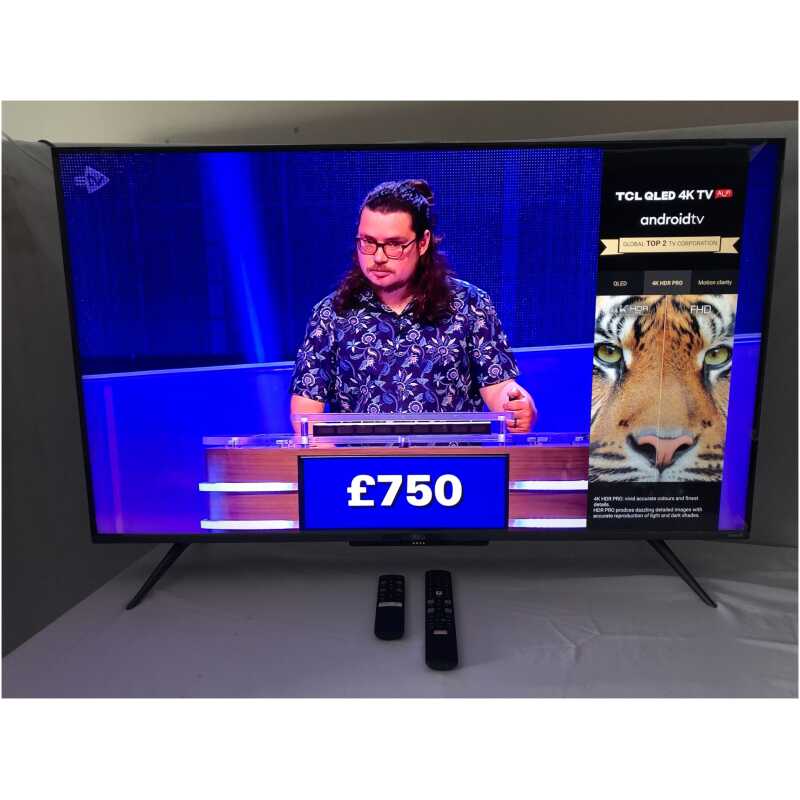 TCL 43C725K 43" Smart 4K Ultra HD HDR QLED TV with Google Assistant