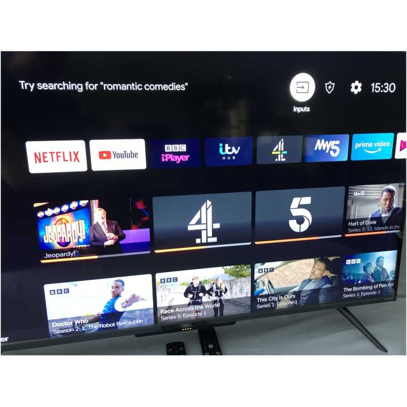 TCL 43C725K 43" Smart 4K Ultra HD HDR QLED TV with Google Assistant