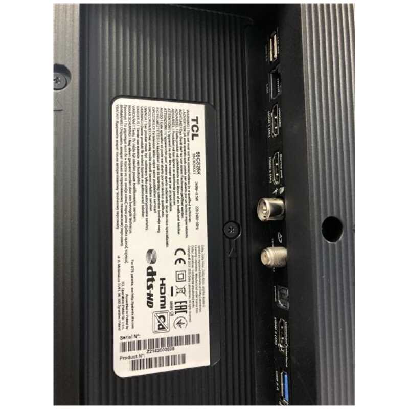 TCL 55C825K 55" 4K Mini-LED QLED TV with Onkyo sound system