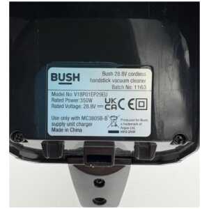 Bush Hand Vac motor and Battery- V18P01EP29EU