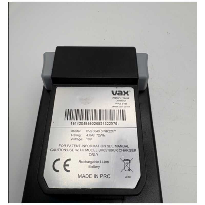 Vax ONEPWR 4.0 BATTERY