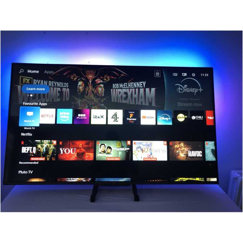 Philips Ambilight 55PUS8108 55 inch Smart 4K LED TV Google Assistant & Alexa Compatible