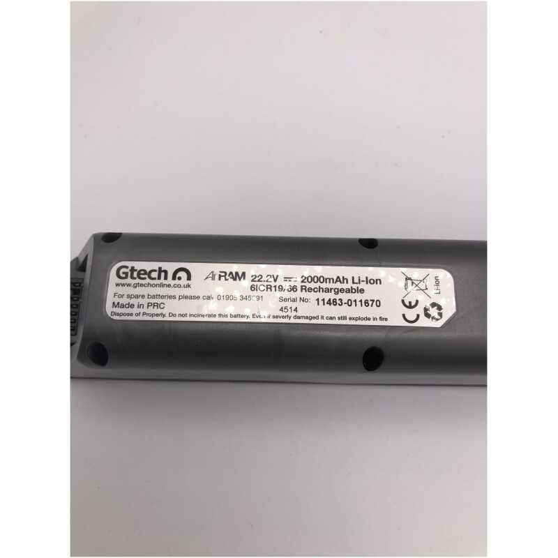 Gtech ARO2 Battery