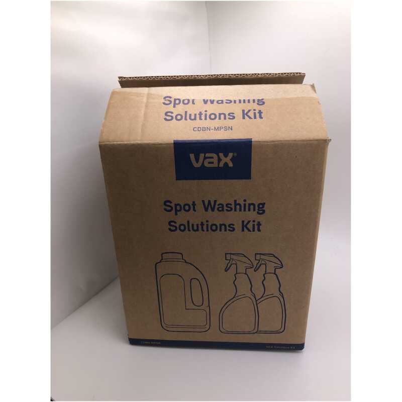 Vax Spot Wash Solutions Kit