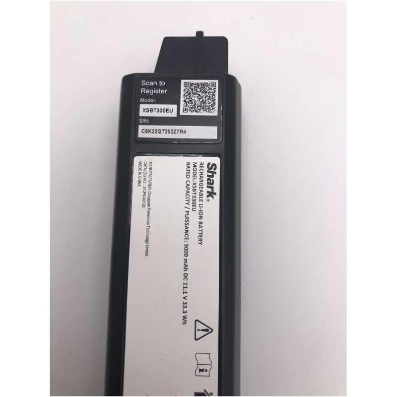 Shark WV361UK/WV362UK Battery