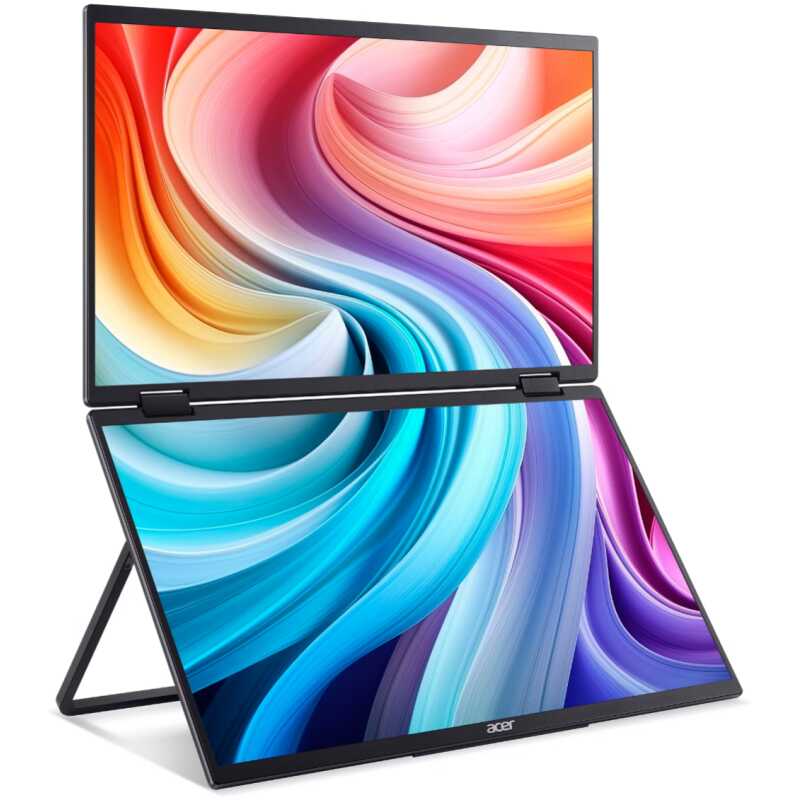 Acer PD163Q 15.6" Dual Portable Monitor / FHD / 60HZ / 8ms Response