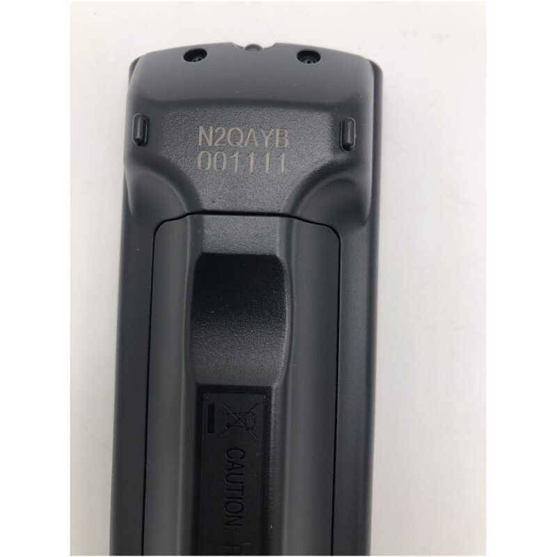 Panasonic N2QAYB001111 Remote Control