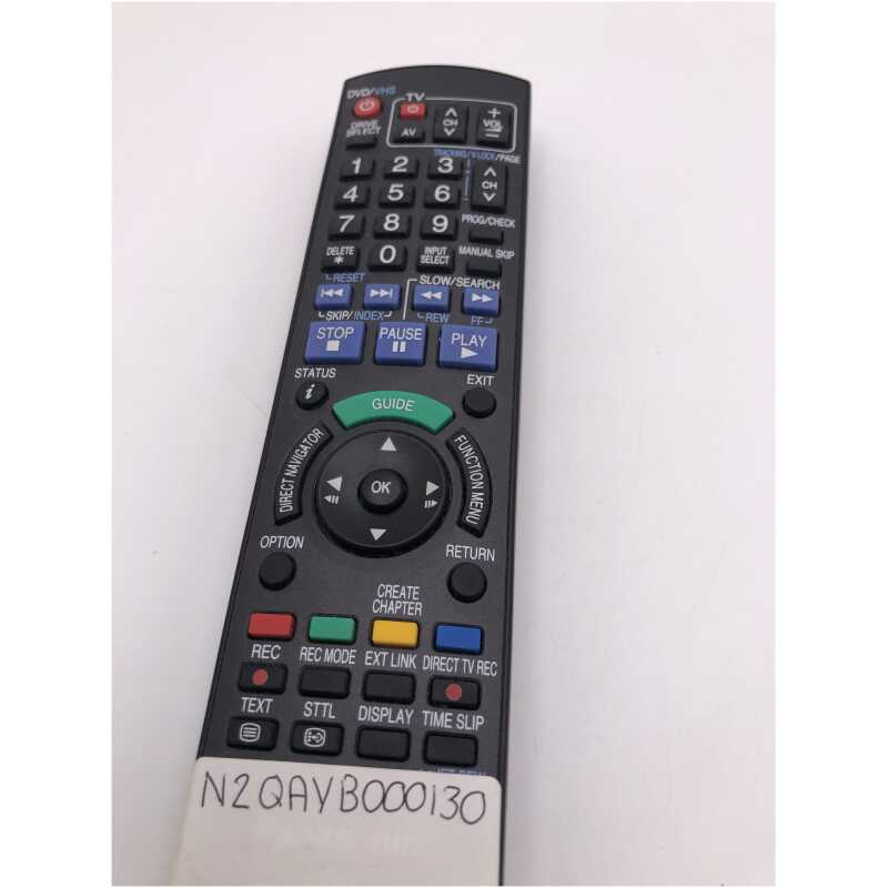 Panasonic N2QAYB000130 Remote Control