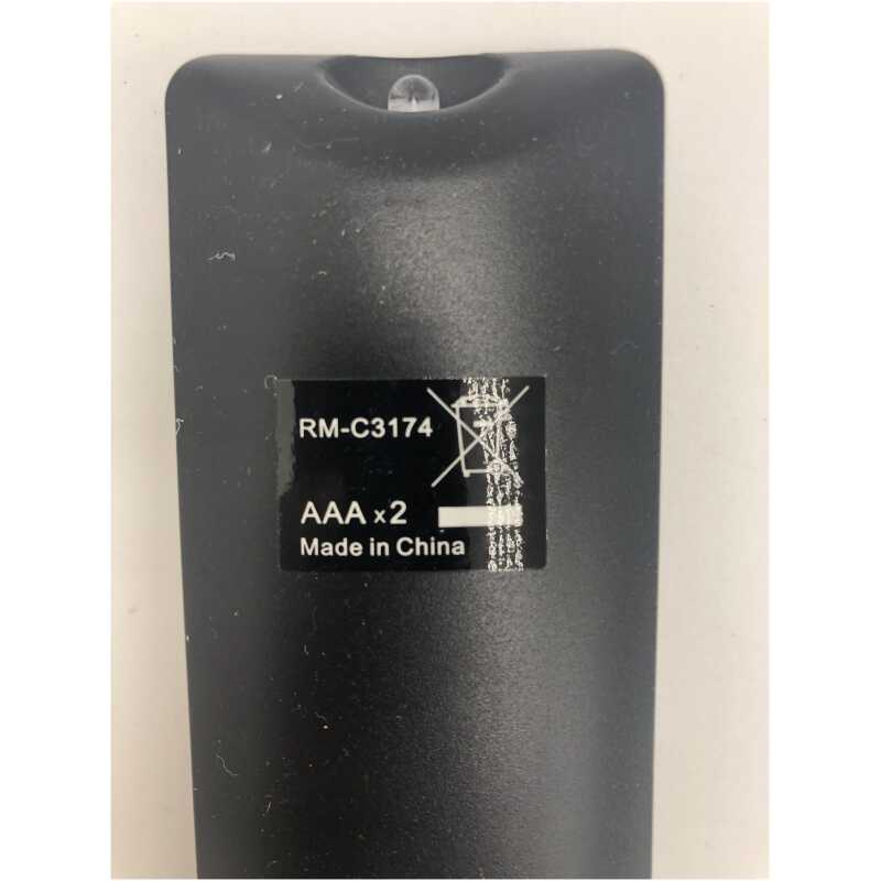 JVC RM-C3174 Remote Control