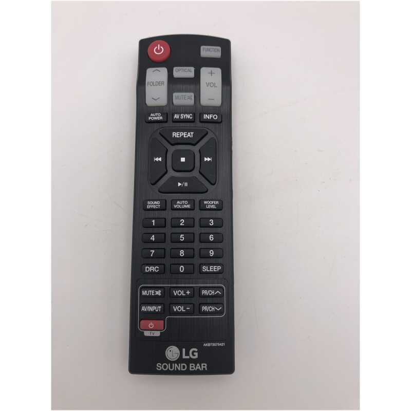 LG AKB73575421 Remote Control