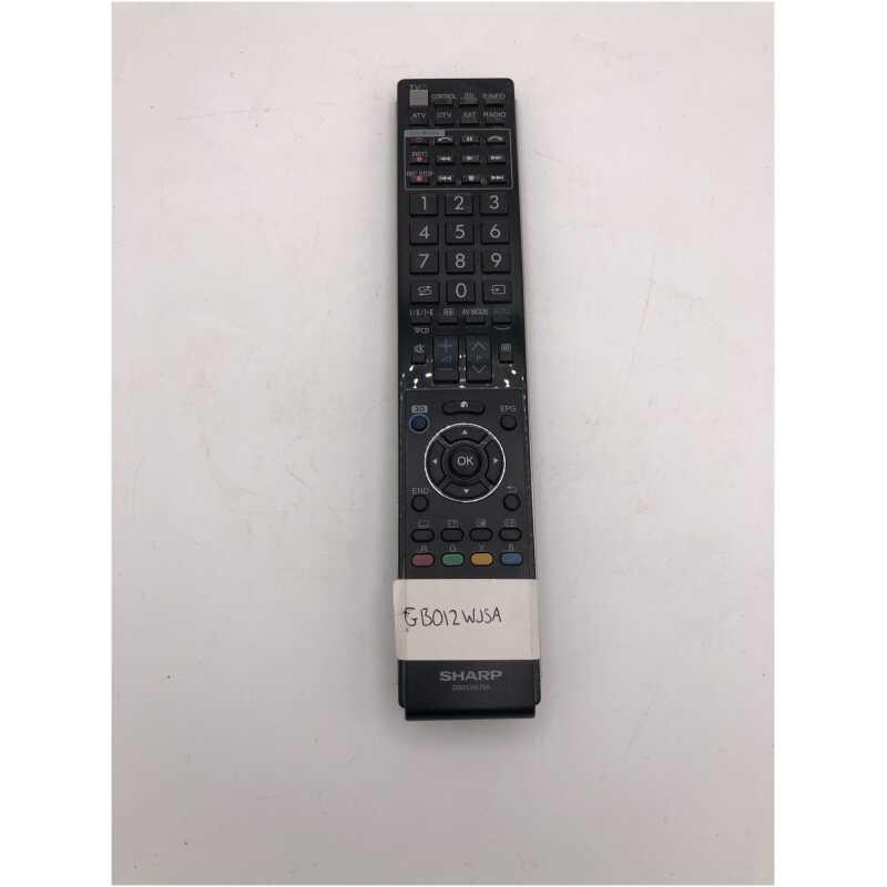 Sharp GB012WJSA Remote Control