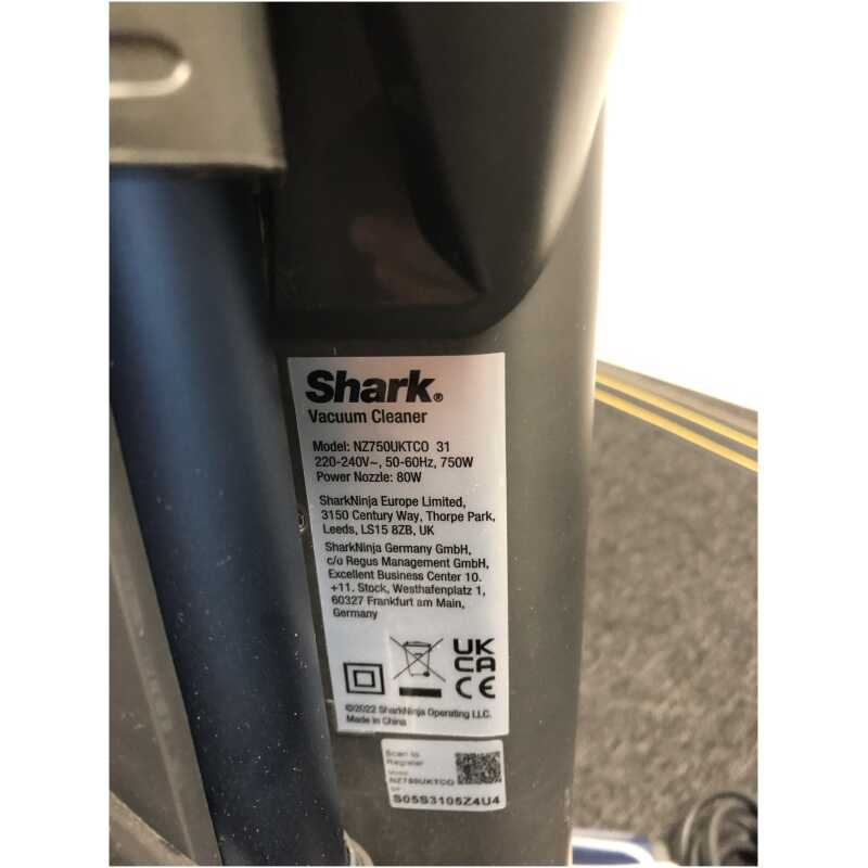 Shark NZ750UKT Full vac except Handle/Hose
