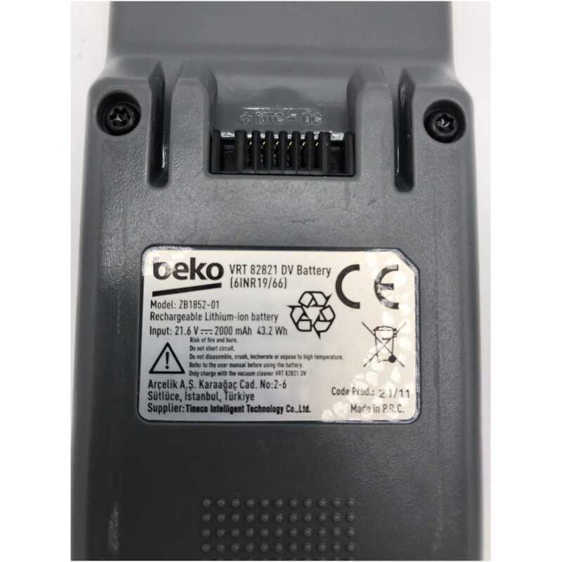 Beko ZB1852-01 Battery