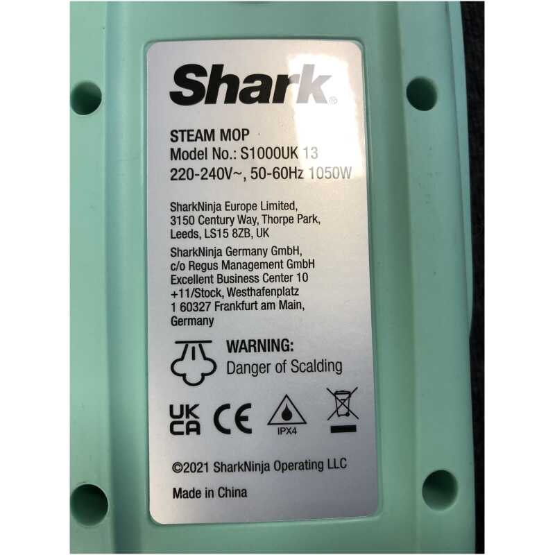 Shark SW1000UK13 Steam Mop ( No Mop Pad)