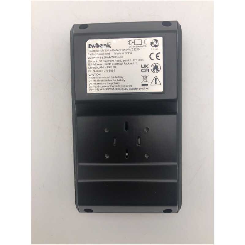 Ewbank EWVC3210 Battery